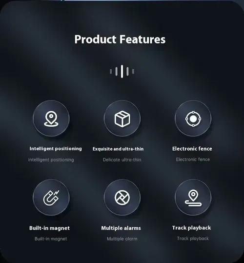 Smart Global Positioning System Tracker Portable Mini Anti-lock Braking System Material Car Pet Real-time Anti-loss Locator