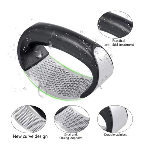 🔥HOT SALE🔥 COD！Garlic Press: Ring-Shaped Manual Ginger and Garlic Grinder