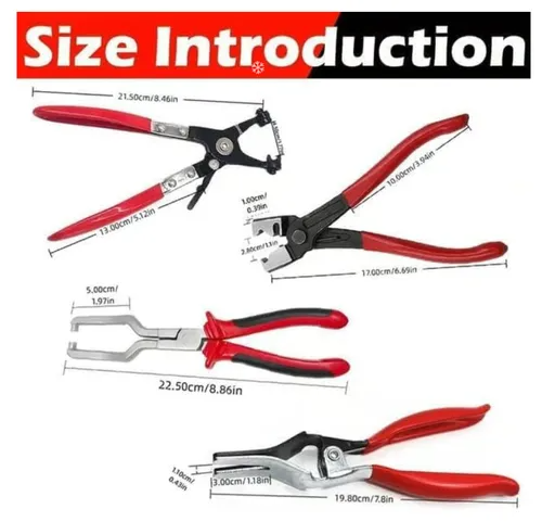 🔥HOT SALE🔥 COD！Automotive Hose Pliers, Hose Clamp Pliers, Hose Clamp Pliers, Dust-Proof Clamp Pliers, Tiger-Type Pliers, AC Hose Crimping Pliers, Oil Hose Pliers