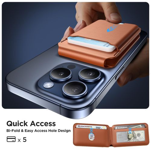 🔥HOT SALE🔥 COD！Men's Money Clip Card Holder: Portable, Ultra-Thin, Multiple Card Slots, Anti-Fraud, Magnetic Closure Wallet