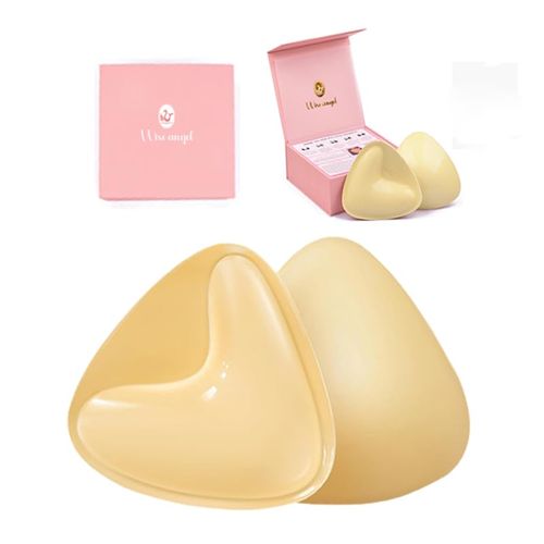 🔥HOT SALE🔥 COD！Double-Sided Adhesive Breast Pads, Thickened Invisible Bra Inserts, Breast Pads to Make Small Breasts Look Larger, Self-Adhesive Triangle Sponge Breast Pads