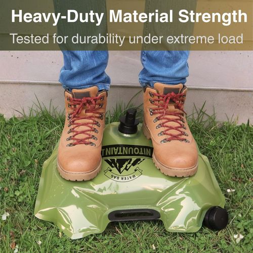 🔥HOT SALE🔥 COD！Portable Outdoor Folding Water Bag with Faucet Ideal for Travel Camping and Picnics Hand Carry Reinforced  Large Capacity Water Storage Bag