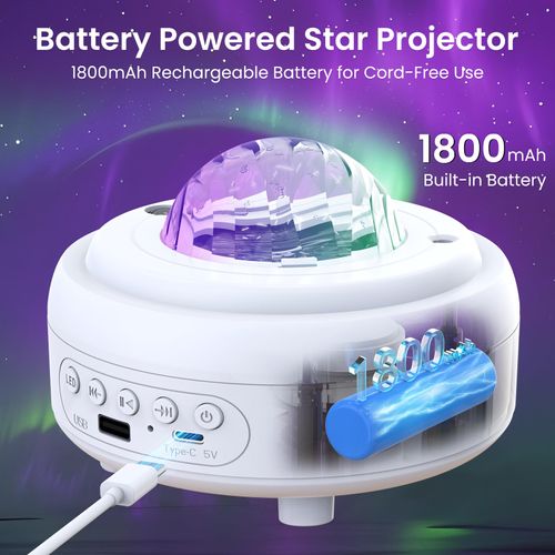 🔥HOT SALE🔥 COD！Northern Lights Starry Sky Projector Light, Bluetooth Speaker, Laser Starry Sky Room Light, Ambient Light, Gift, Projection Night Light