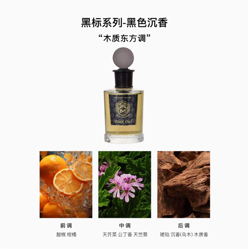 Monotheme大橙子淡香水白麝香檸檬馬鞭草青檸檬梔子花女香100ml