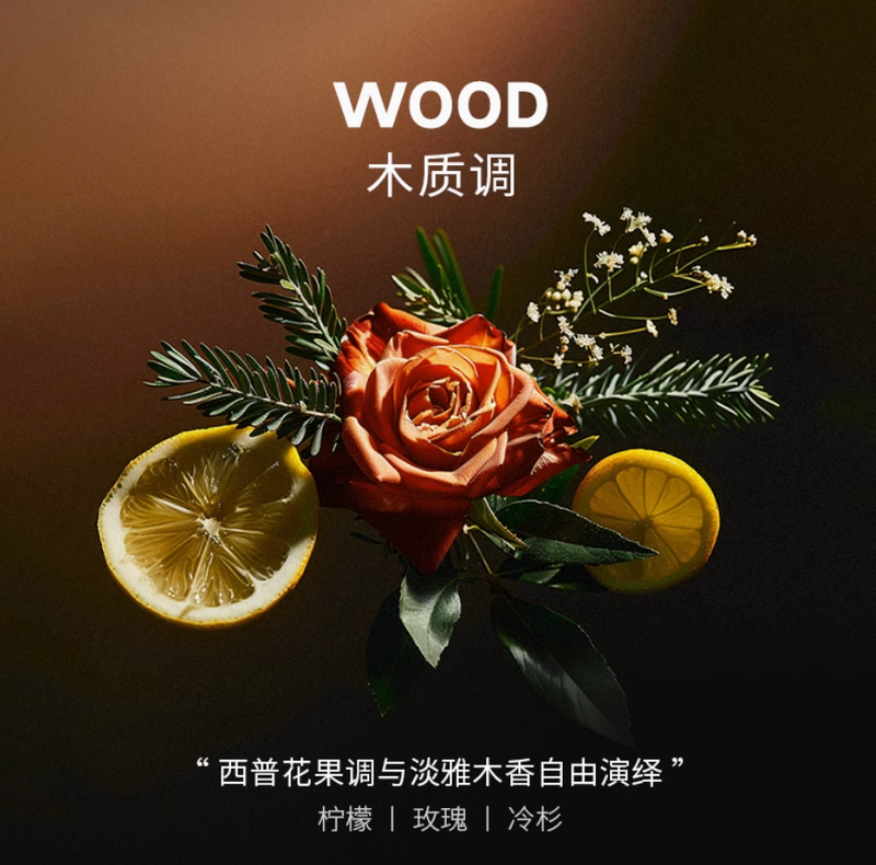 March不優雅女士小眾玫瑰木質淡香水禮盒持久留香約會香水送禮