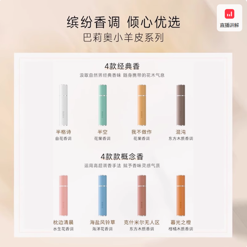 正品barrio巴莉奥小羊皮香水女士10ml半空持久留香半格诗淡香便携