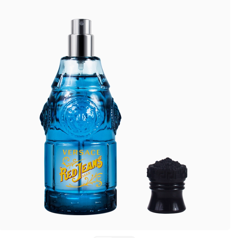 VERSACE範思哲藍色牛仔藍可樂男士淡香水75ml持久淡香情侶禮物