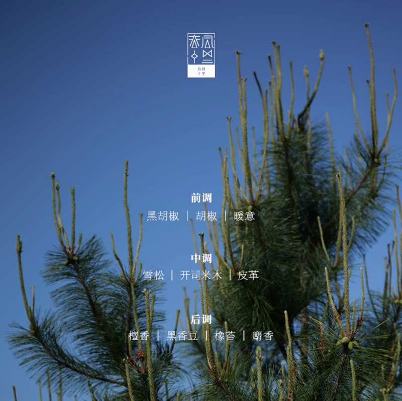 春風十里出山香水木質檀香持久留香送男友清新高級小眾約會禮物