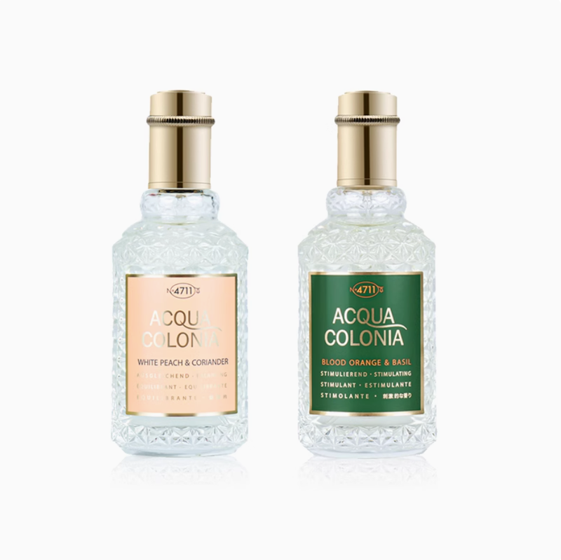 4711德國科隆血橙與羅勒白桃香菜荔枝薄荷原始森林古龍水香水套裝