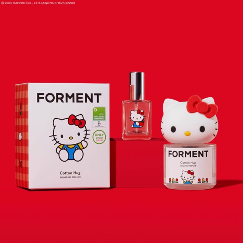 Forment聯名HelloKitty香水50ml-桃子香 桃子香