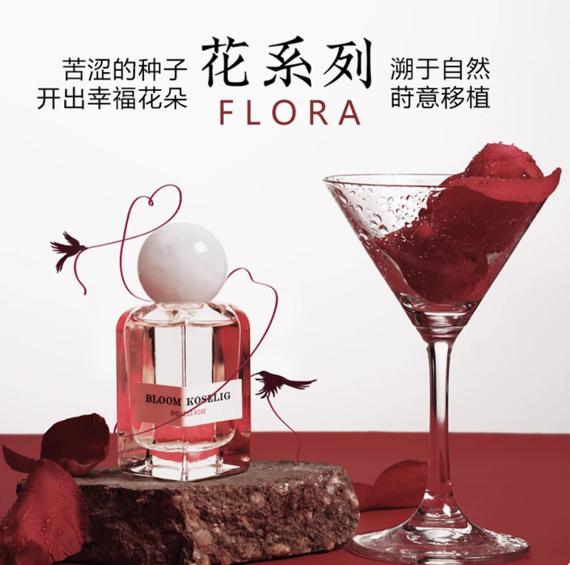 和蒔BLOOMKOSELIG花系列香水女士持久留香高級小眾柑橘木質調禮物