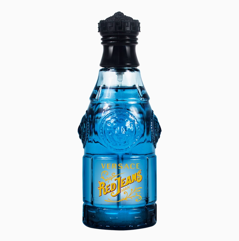 VERSACE範思哲藍色牛仔藍可樂男士淡香水75ml持久淡香情侶禮物