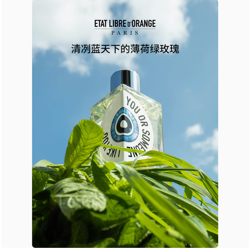 解放橘郡香水你或像你的人香水清新綠意調小眾沙龍香
