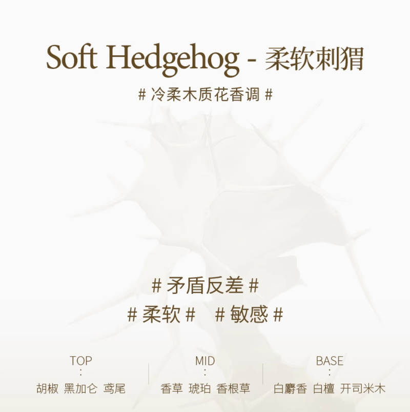 IMSOLE不定所蝴蝶罪魁柔軟刺蝟浮游家女巫黑修女高級小眾香水女士