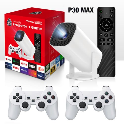 P30MAX Game Console Portable Intelligent High Definition LCD Projector