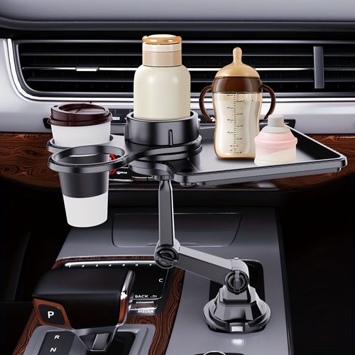 Auto Phone Mount Snack Storage Rack