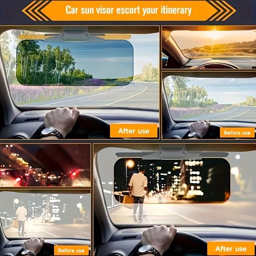 2-in-1 HD Car Anti-Glare Sun Visor