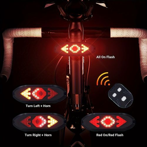 Bicycle Turn Signal Tail Light