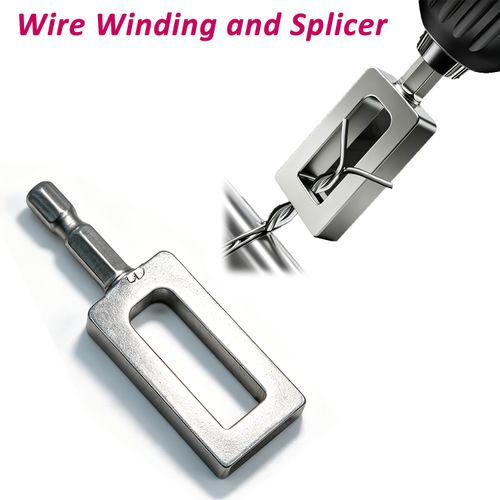 Hex Shank Iron Wire Twisting Tool