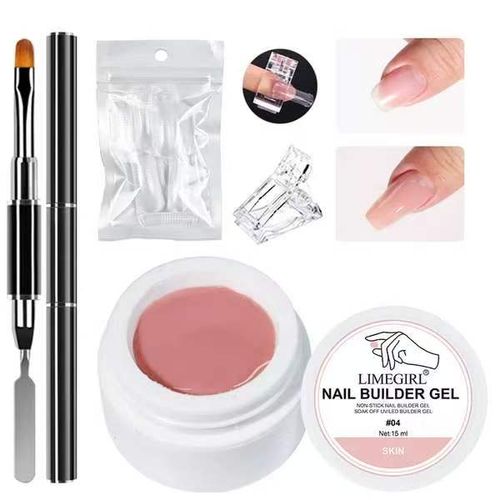 Non-Sticky Hand Nail Extension Gel Kit