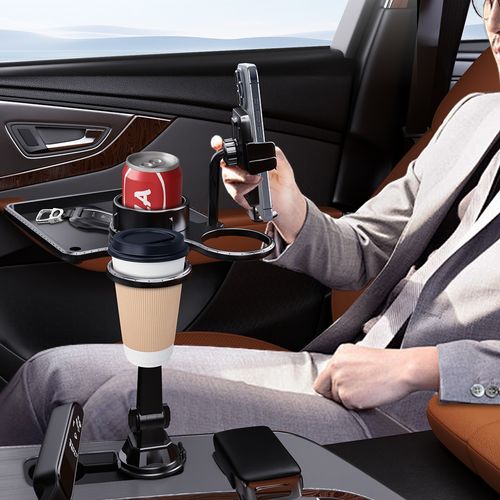 Auto Phone Mount Snack Storage Rack