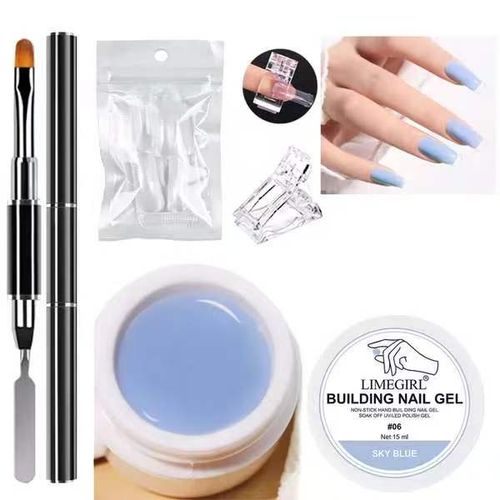 Non-Sticky Hand Nail Extension Gel Kit