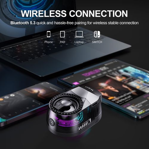 5‑in‑1 Wireless Earbuds, Speaker