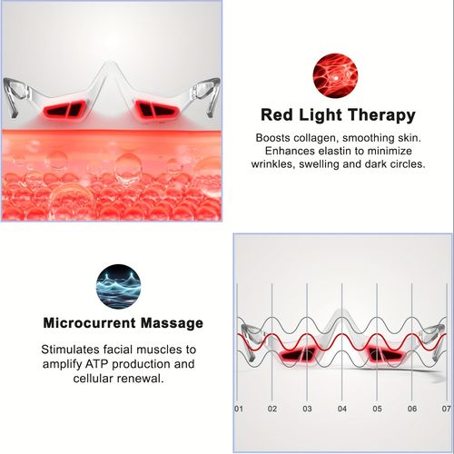 Under-Eye Red Light Relax Device
