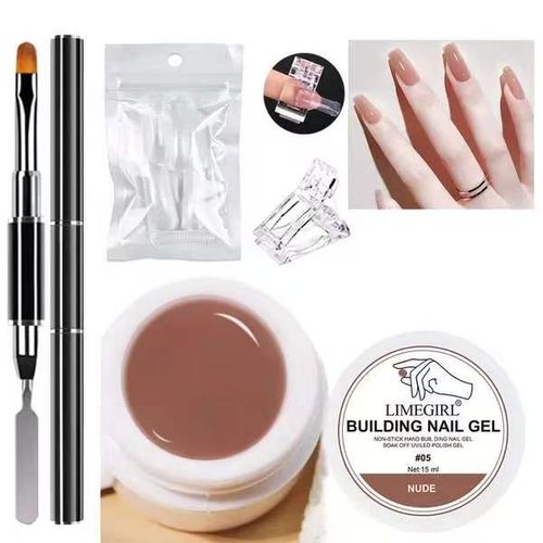 Non-Sticky Hand Nail Extension Gel Kit