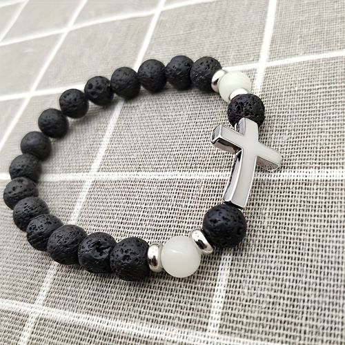 Volcano Stone Night Glow Retro Bracelet