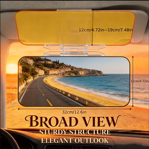 2-in-1 HD Car Anti-Glare Sun Visor