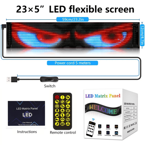 LED Scrolling Party Sign
