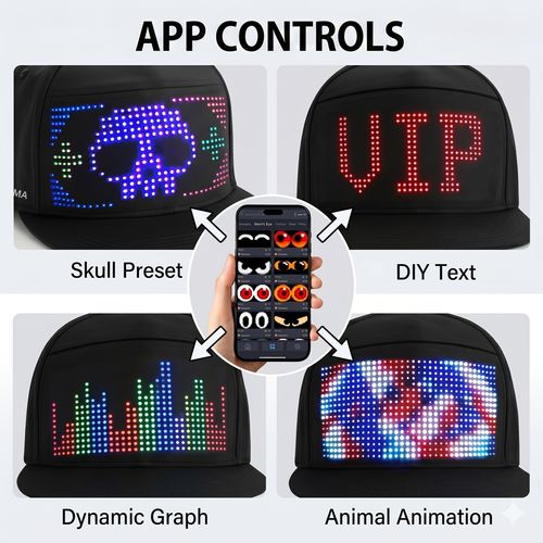 Programmable LED Hat
