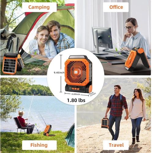 Solar Portable Fan