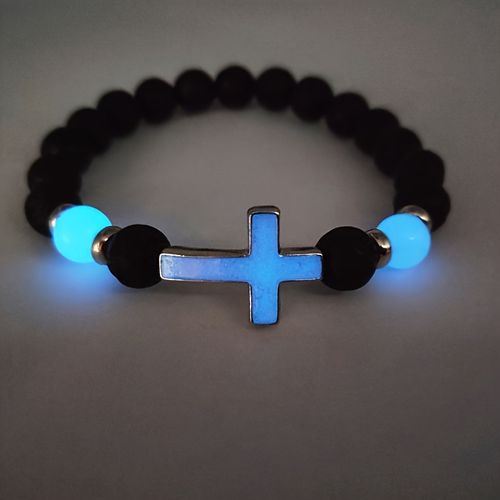 Volcano Stone Night Glow Retro Bracelet
