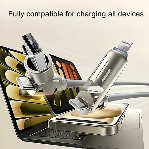 4-in-1 100W Max Fast Charging Cable
