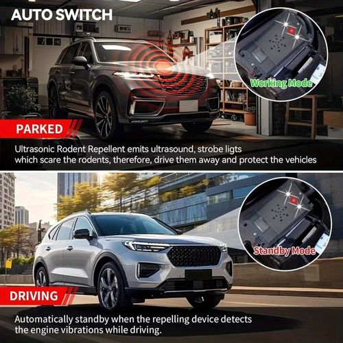 Rodent Repellent for Car Engines