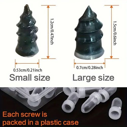 Screw-Shaped Tire Repair Nails