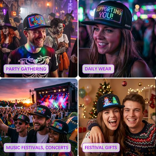 Programmable LED Hat