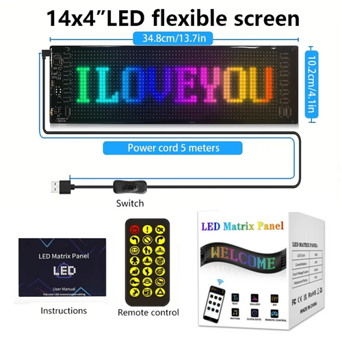LED Scrolling Party Sign
