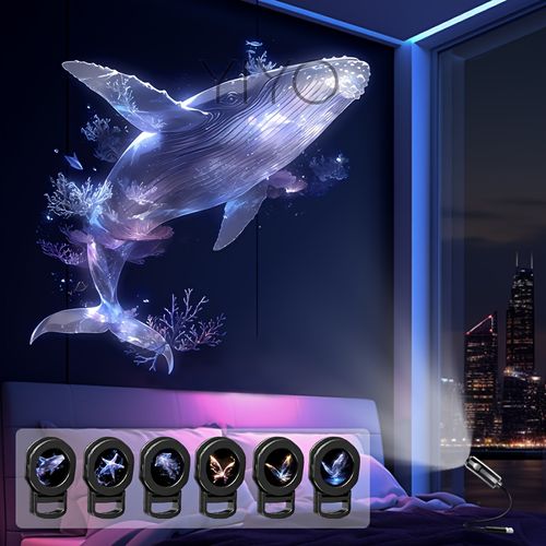 Creative Dreamy Pattern USB Projector Night Light