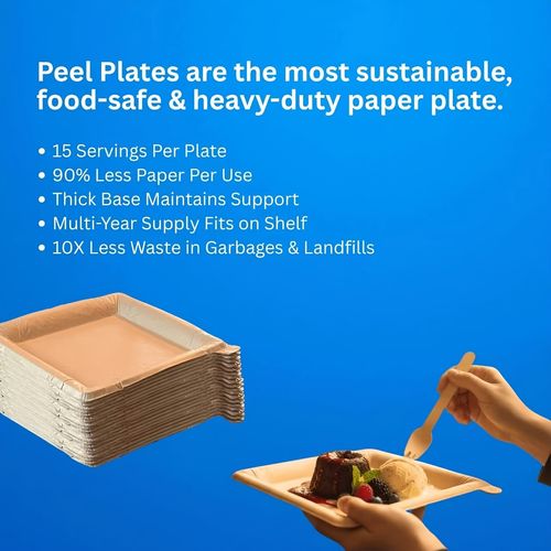 Tear-off Disposable Plates