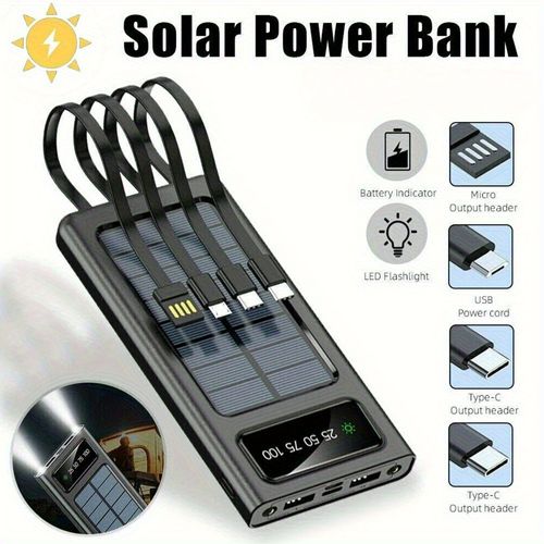 20000Portable Solar Power Bank