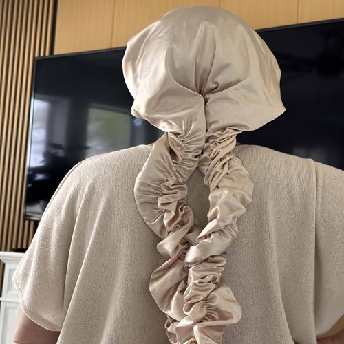 Satin No-Heat Curling Sleeping Cap
