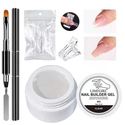 Non-Sticky Hand Nail Extension Gel Kit