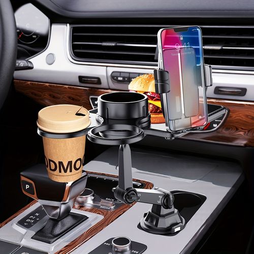 Auto Phone Mount Snack Storage Rack