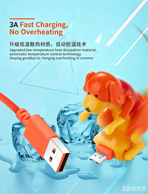 Dynamic Puppy Charging Cable