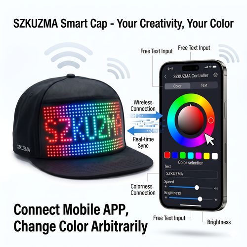 Programmable LED Hat