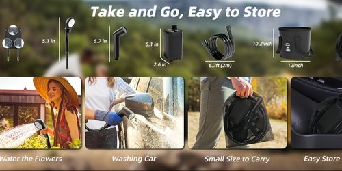 Portable Rechargeable Camping Shower