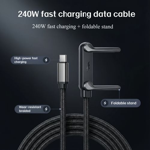 240W Braided Fast Charger Cable